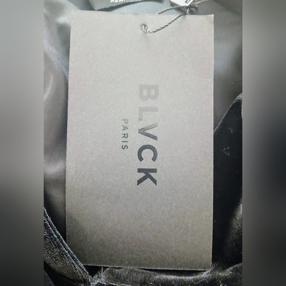 BLVCK PARIS VELVET PULLOVER HOODIE. - Picture 5 of 7